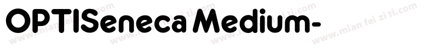 OPTISeneca Medium字体转换